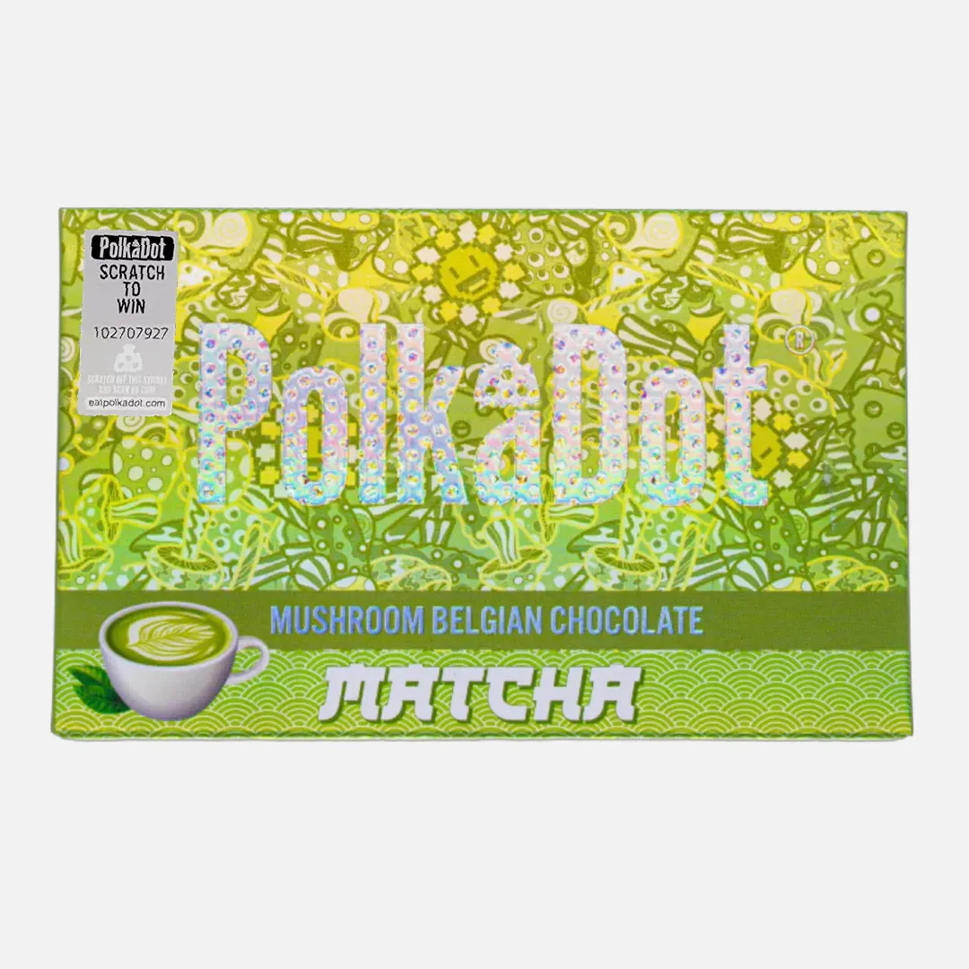 polkadot matcha chocolate