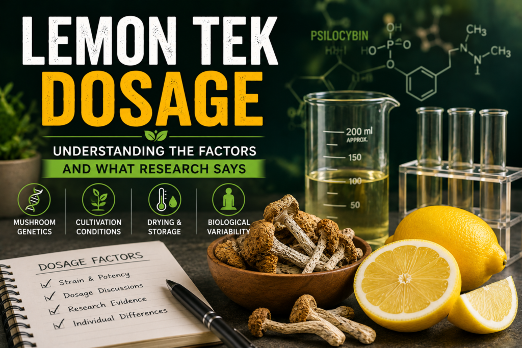 Lemon Tek Dosage educational guide explaining scientific research and factors discussed in current studies.