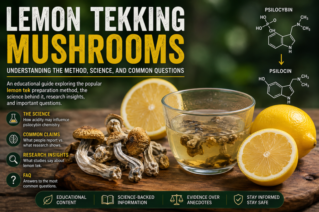 Lemon Tekking Mushrooms educational guide