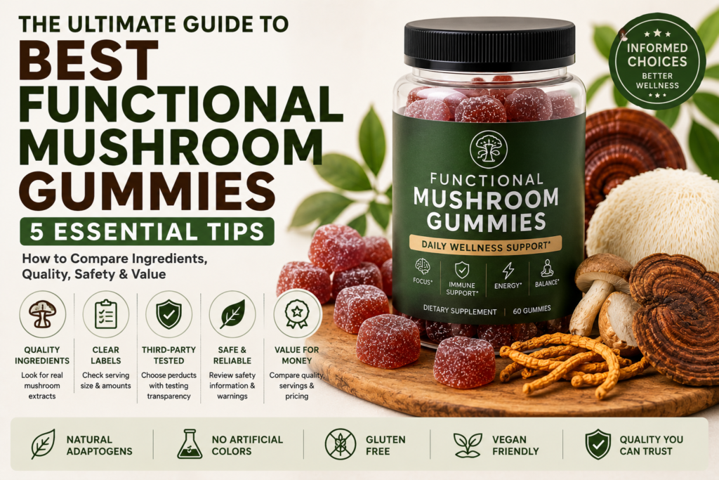 Best Functional Mushroom Gummies