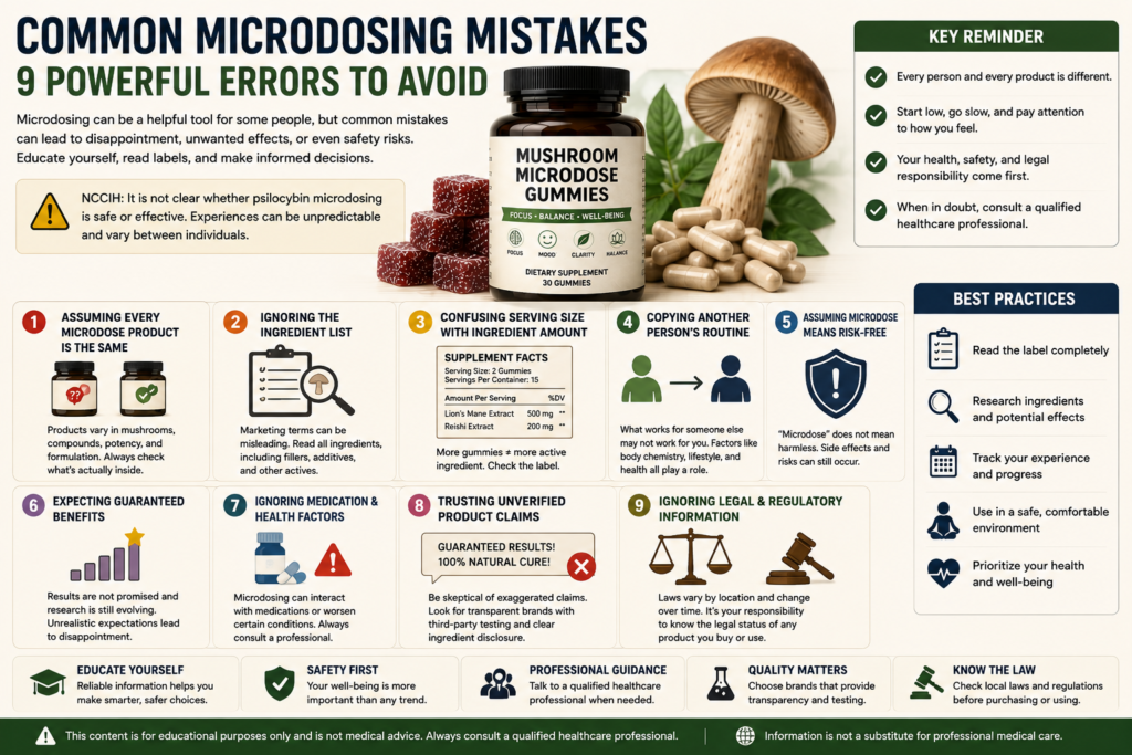 Common Microdosing Mistakes