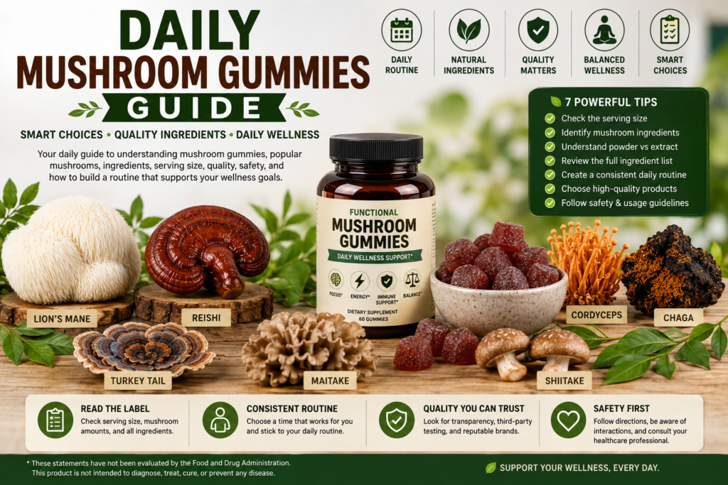 Daily Mushroom Gummies Guide