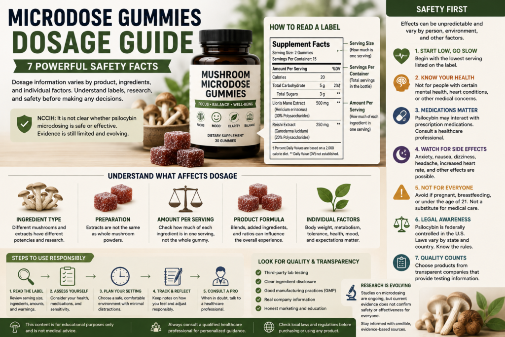 Microdose Gummies Dosage Guide
